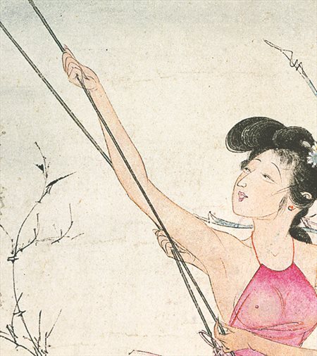 乡宁-胡也佛的仕女画和最知名的金瓶梅秘戏图